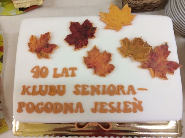 2018 Jubileusz 40-lecia Klubu Seniora Pogodna Jesień - tort